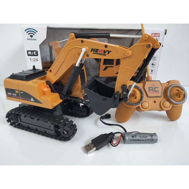 RC MODEL Mobil Remote Control Excavator Beko Baterai Cas RDR 1168 1198