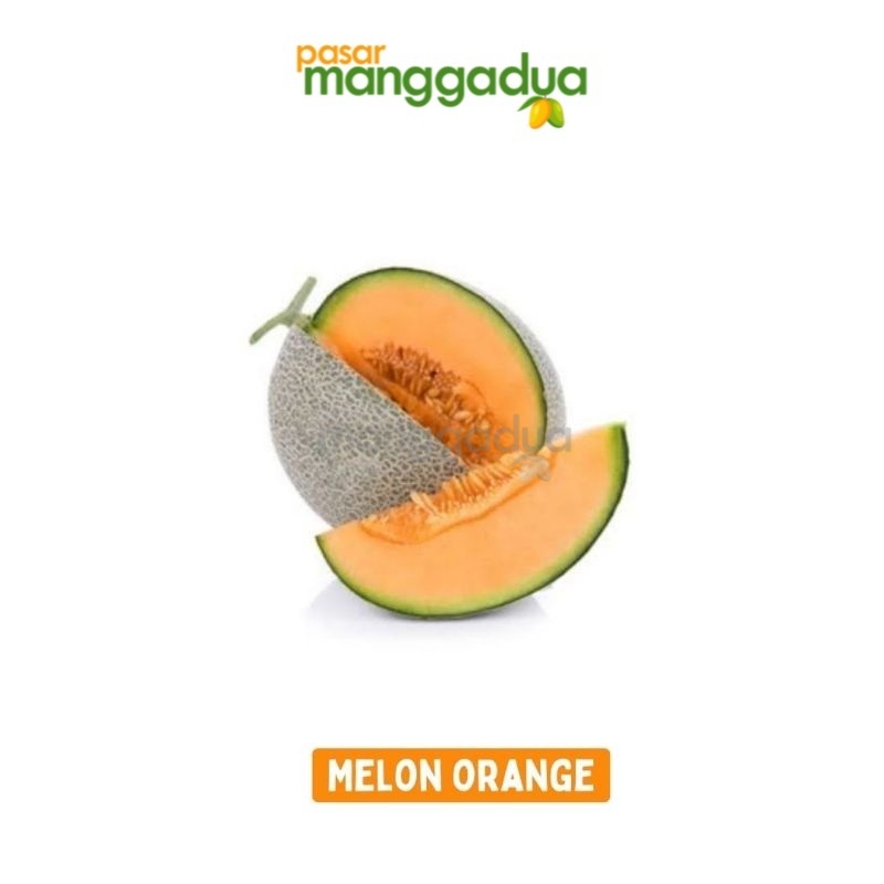 

FRESH !!! Melon Orange Per Pcs / Buah Segar