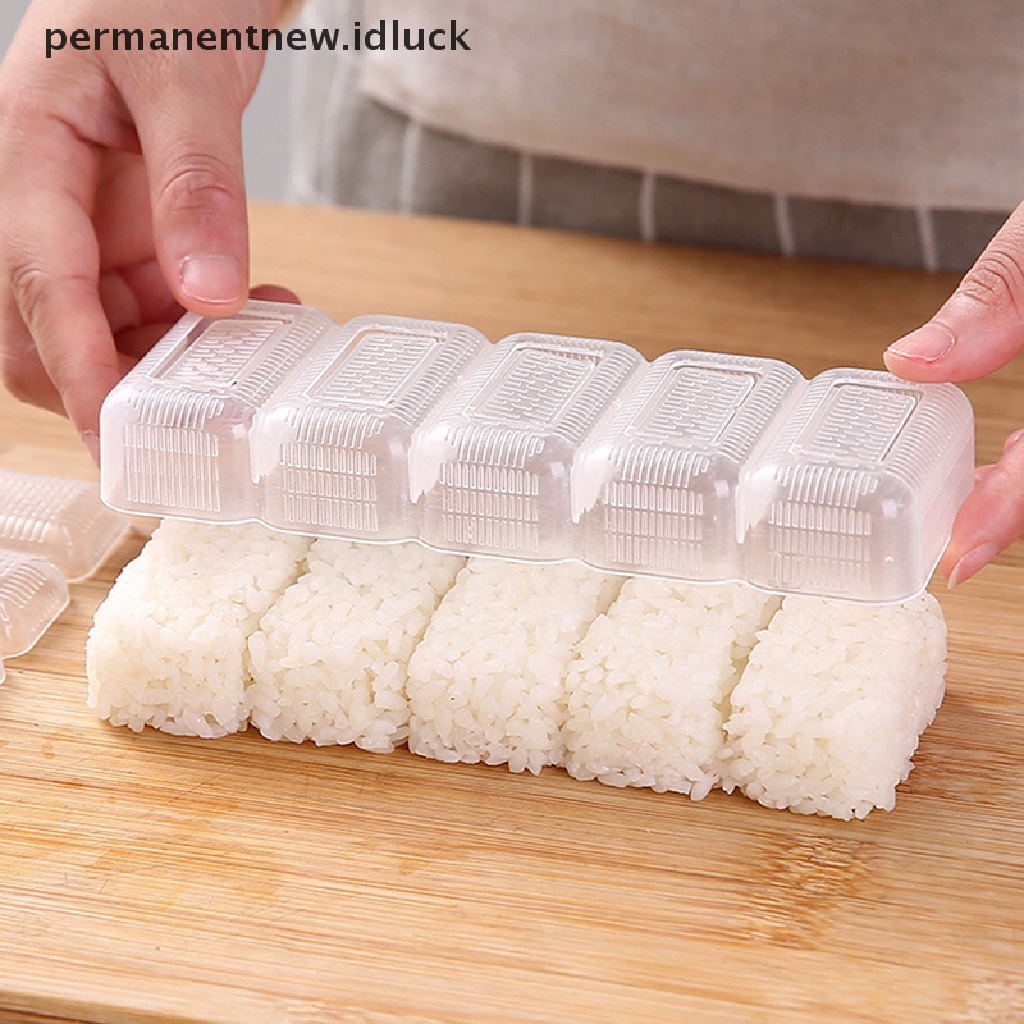 5 Pcs / set Cetakan Pembuat Bola Nasi Nigiri Sushi Bento Non Press DIY