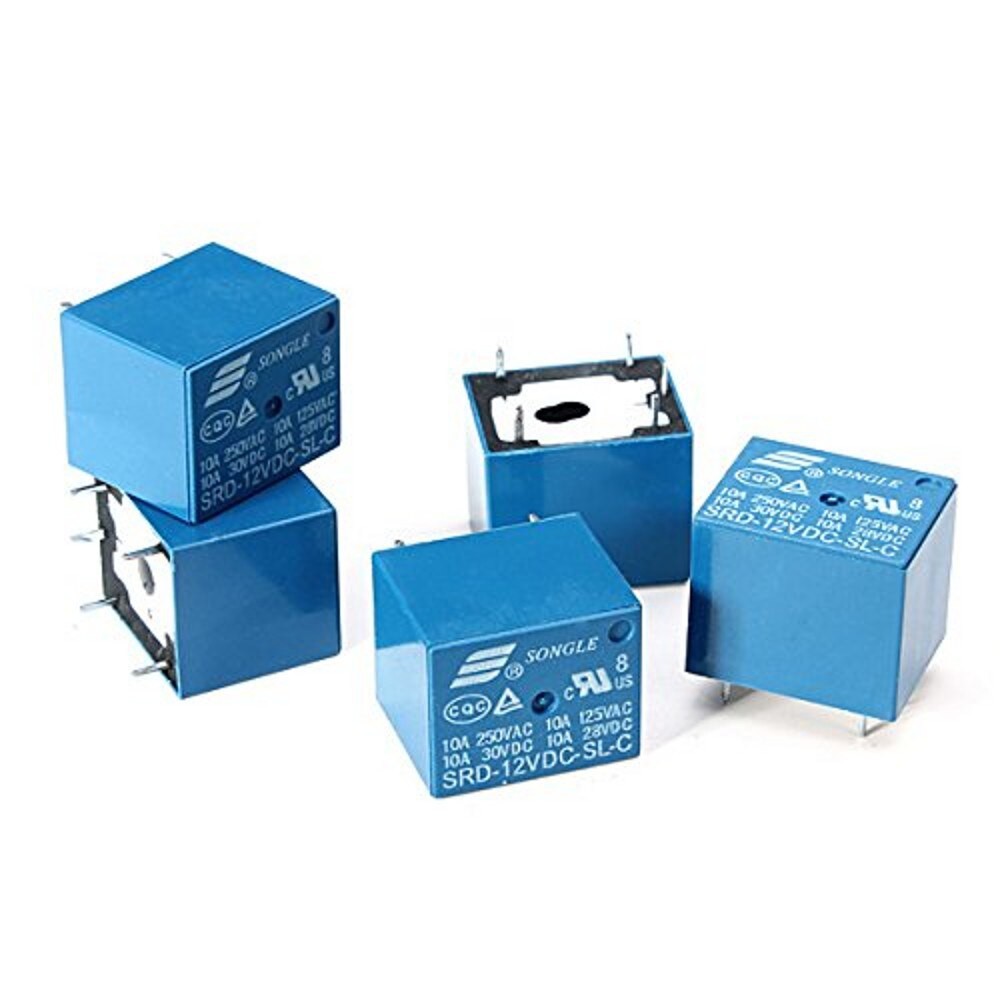 50PCS/lot New Relay SRD-05VDC-SL-C SRD-12VDC-SL-C SRD-24VDC-SL-C SRD-48VDC-SL-C 5V 12V 24V 48V 10A