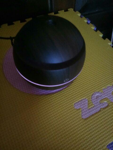 Aromatherapy Air Humidifier Desain Kayu Lampu Led Difuser