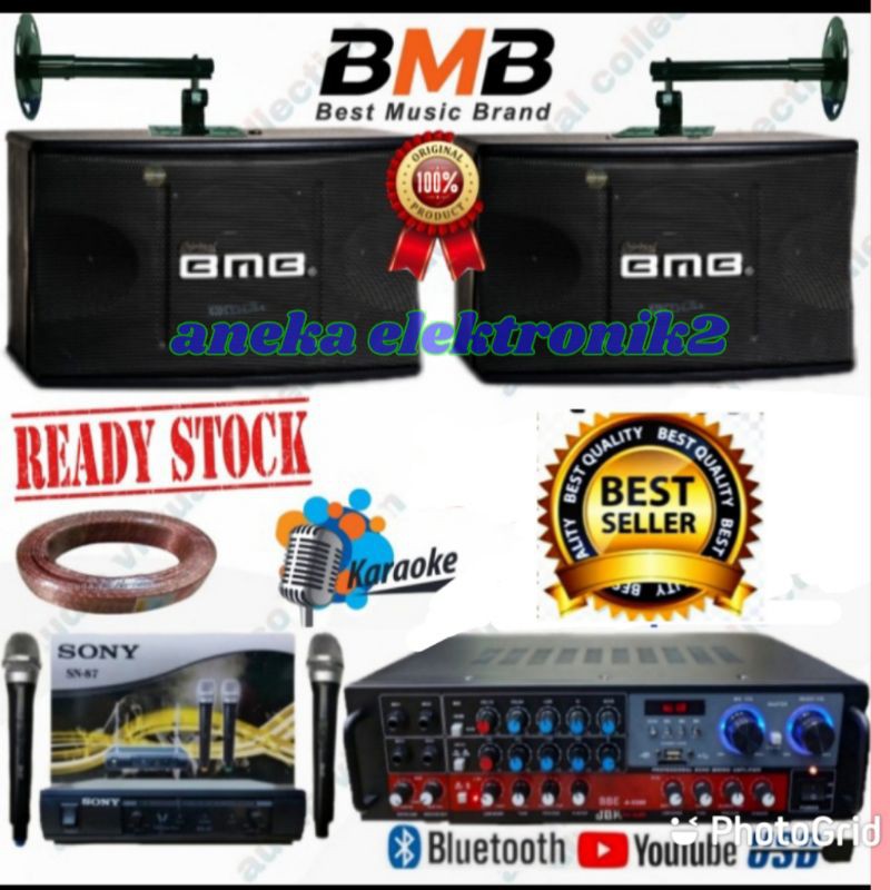 Paket karaoke sound BMB 10 inch cs 450v original garansi resmi