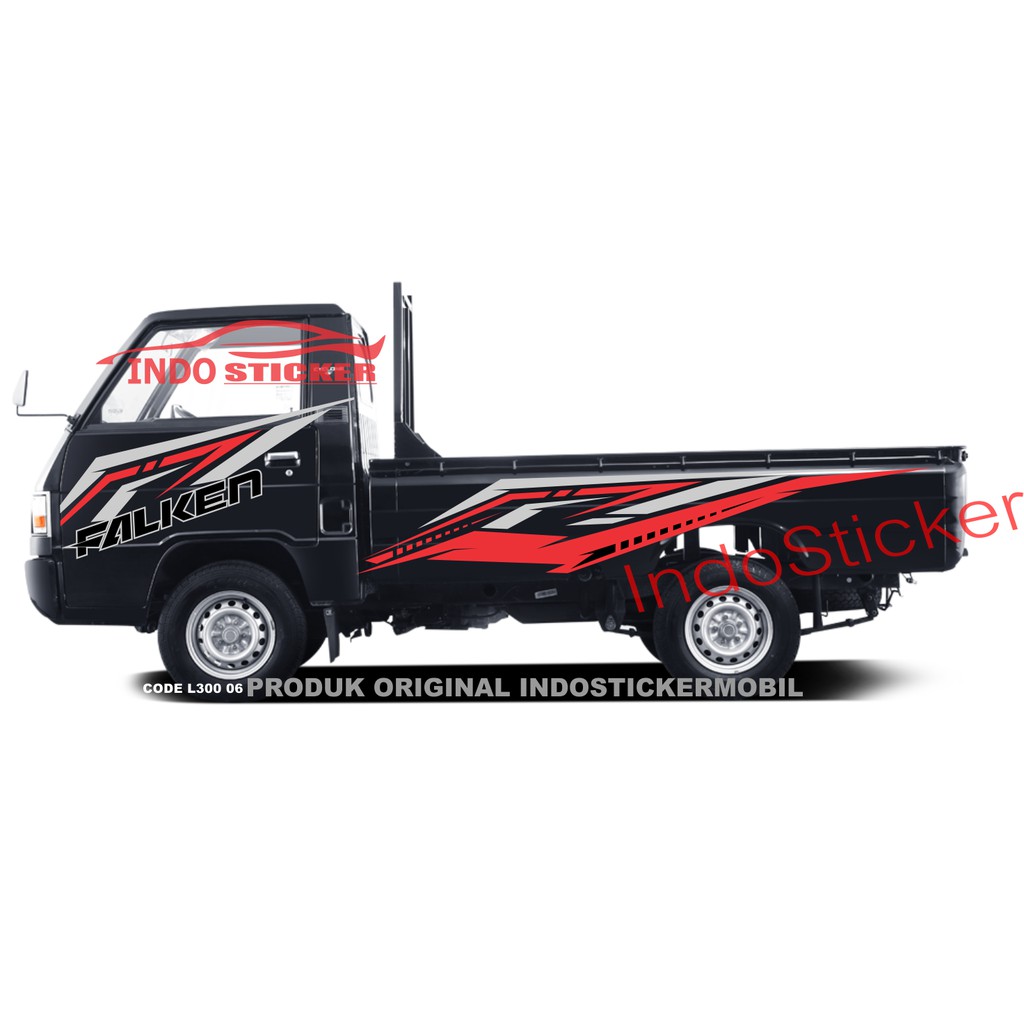 Sticker mobil pick up l300 sticker mitsubishi l300 stiker pick up keren