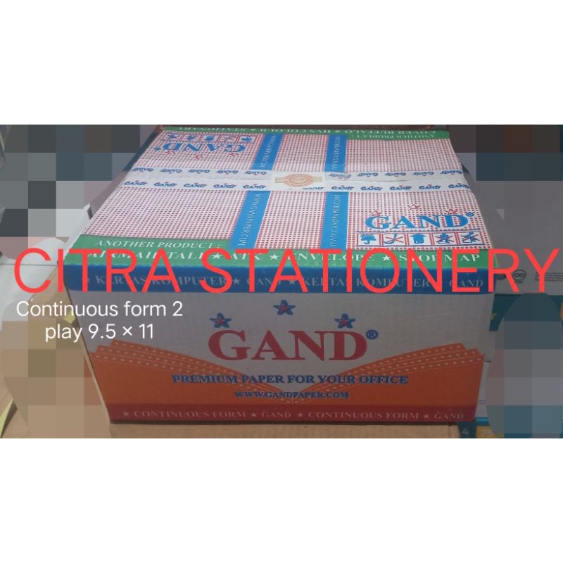 CONTINUOUS FORM 2 PLY GAND