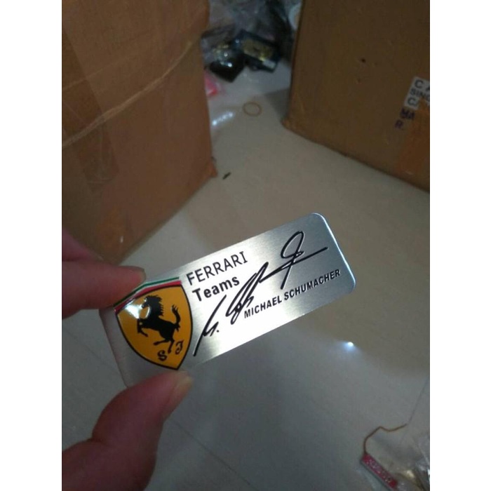 Emblem Ferrari Teams By Michael Schumacher