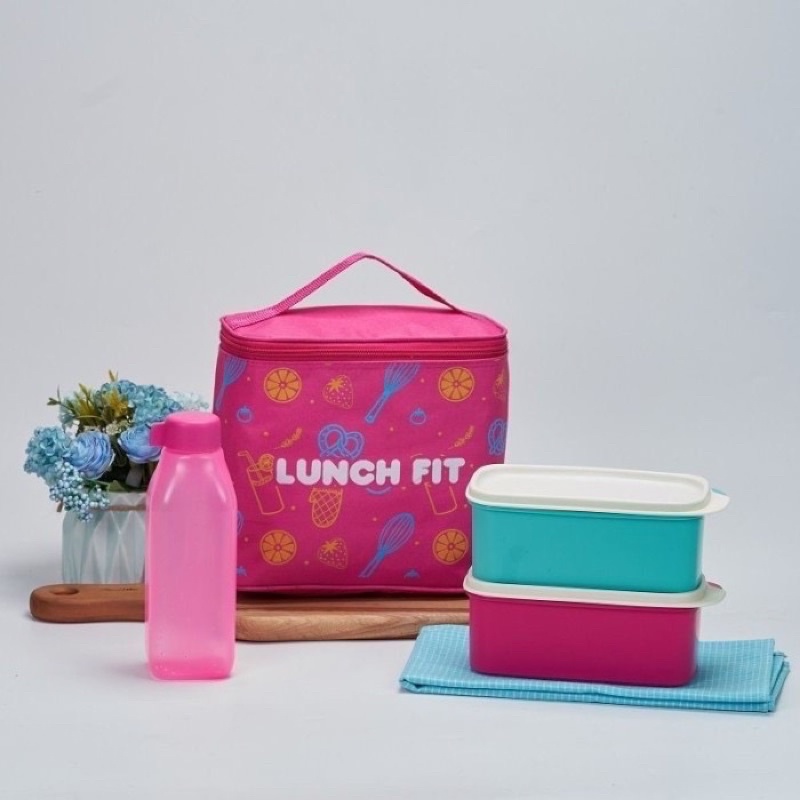 lunch box set / kotak makan / tempat makan / tas bekal / jennie