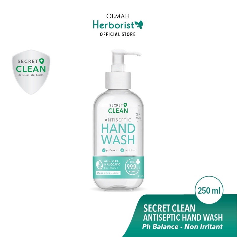 Secret Clean Hand Wash Botol Pump - 250 ml