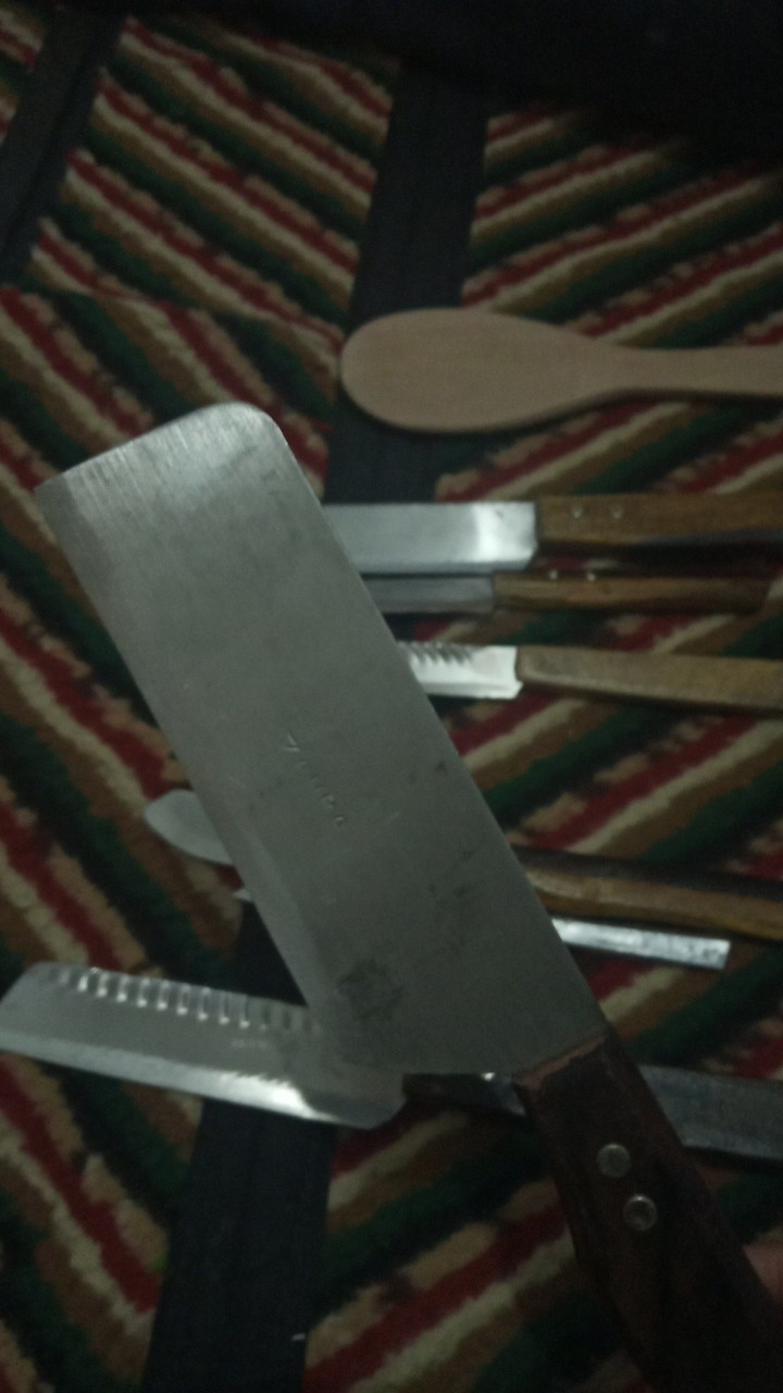 Pisau Set 7 Pcs Murah Promo - Pisau Acar Ikan Sayur Alat Dapur Cod ( Pisau Set 7 )