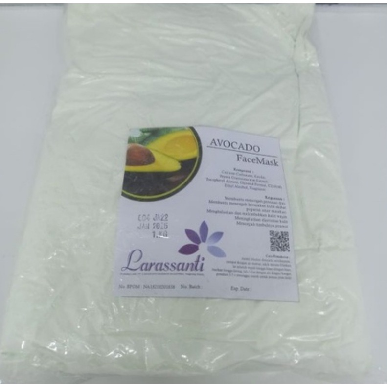 MASKER WAJAH AVOCADO (BPOM) LARASSANTI 1 KG