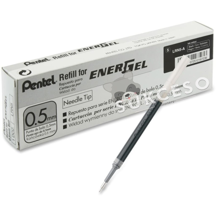 

Pentel Refill Pulpen Energel Black 0.5 LRN5-A