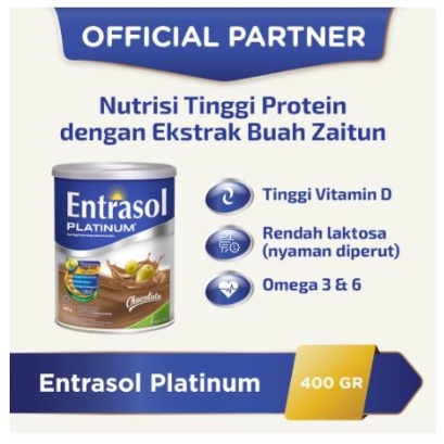 

ENTRASOL SENIOR RASA COKELAT 400 GR