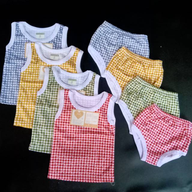 Setelan Baju Kutung dan Celana Segitiga Bayi Cuit Babywear