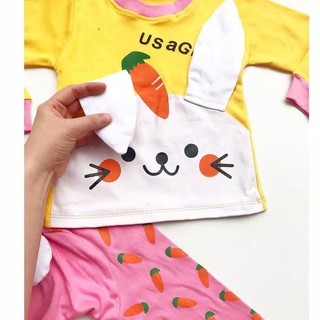 Setelan Piyama Bayi Piyama bayi Lengan Panjang Setelan Setelan Piyama Bayi Piyama bayi Lengan Panjang Setelan