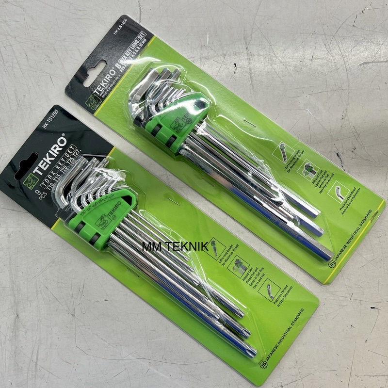 Kunci L Set 9pcs Panjang Kunci L Set Bunga Tekiro Hex Key Long Set