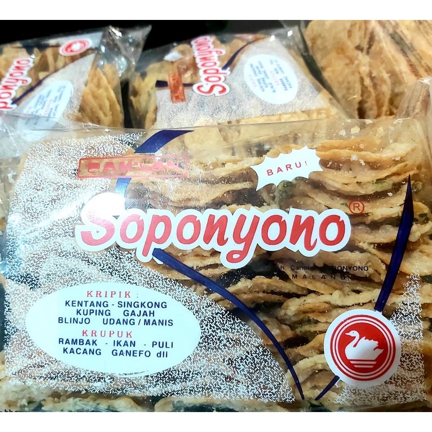 

KRIPIK TEMPE DAUN JERUK SOPONYONO