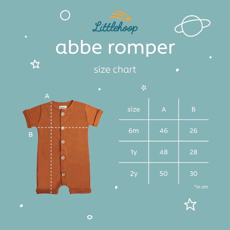 LITTLEHOOP Abbe Romper Rib Reeb Knit Baju Premium Anak Bayi