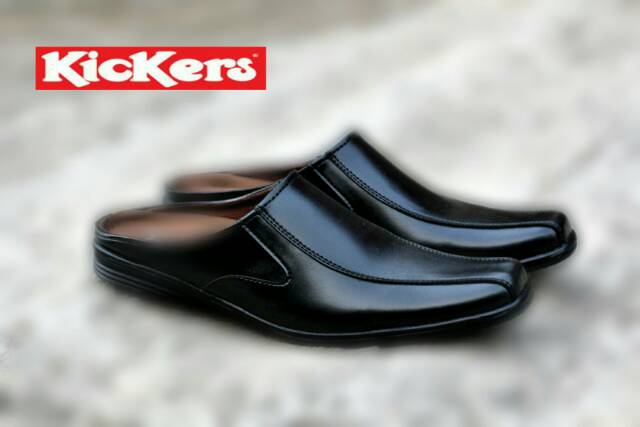 Best seller !!! Sepatu Sendal Pria Bustong kickers cowok pantopel kerja kantoran formal