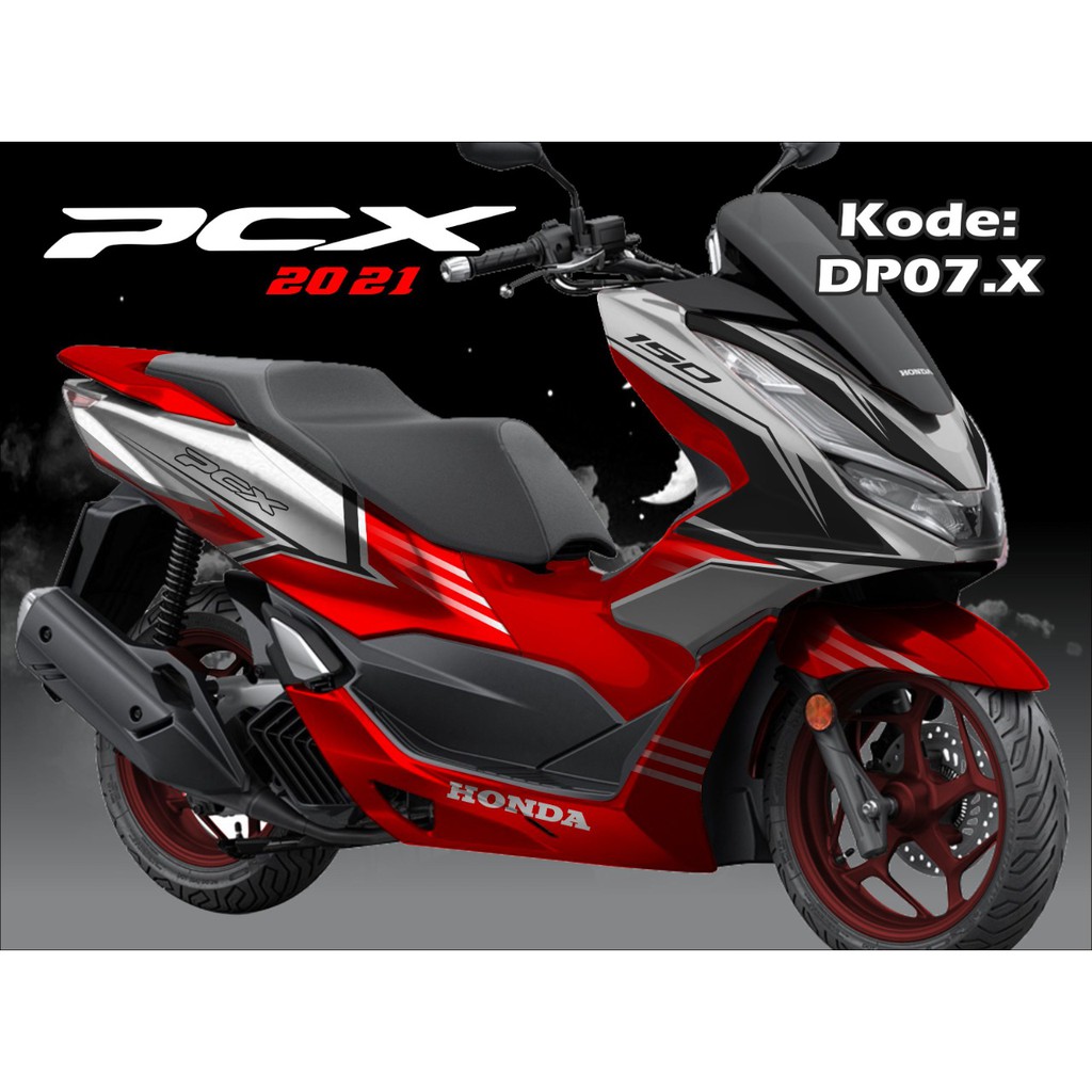 decal pcx 2021 decal all new pcx 2021 facelift decal pcx 160 custom