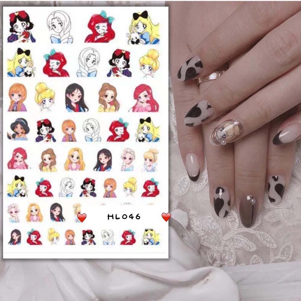 Mxbeauty Stiker Kuku Motif Kartun 3D Untuk Aksesoris Manicure