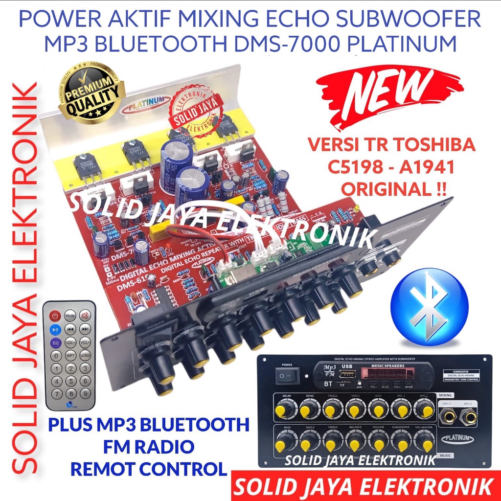 KIT POWER SPEAKER AKTIF PLUS PANEL TR FINAL TOSHIBA ASLI C5198 A1941 DMS-7000 DMS7000 DMS 7000 X .X 