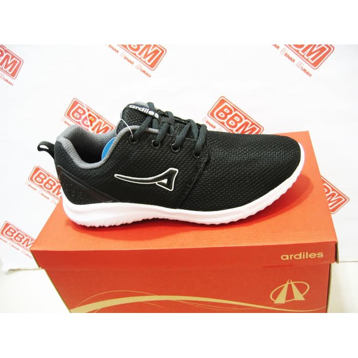 ARDILES KAMEKO - SEPATU WANITA SNEAKER RUNNING SANTAI - Hitam/Putih