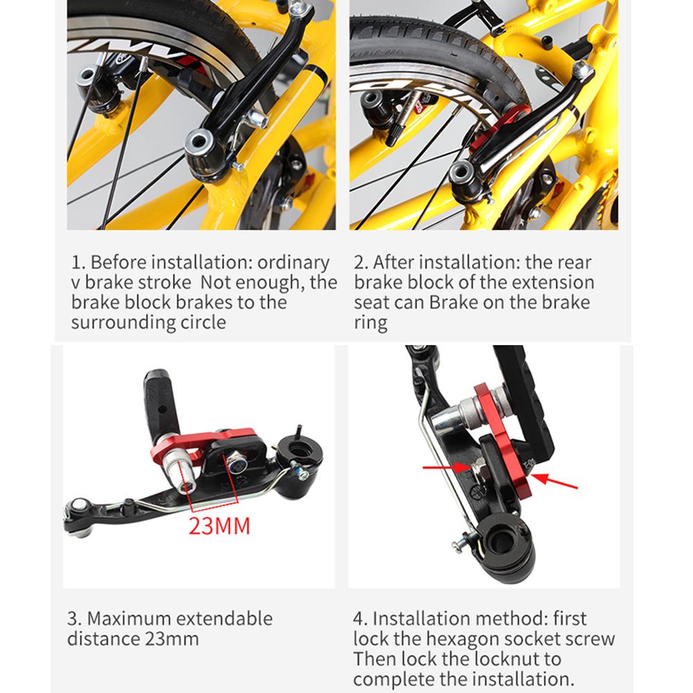 Lanfy V Brake Extension Seat Bulat Group Sepeda Gunung Sepeda Lipat406 Ganti451