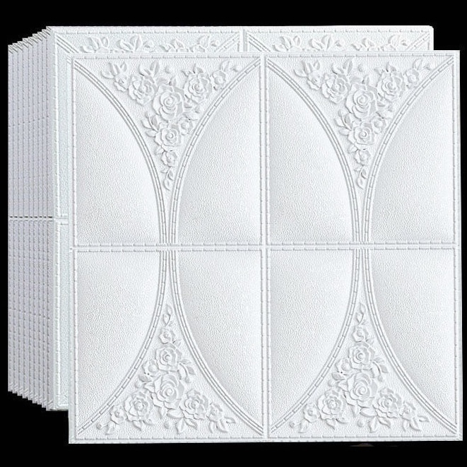 (Promo) Wallpaper Dinding 3D /Wallpaper atap plafon/ Walpaper dinding kamar High Quality-R3B-1 35x35cm