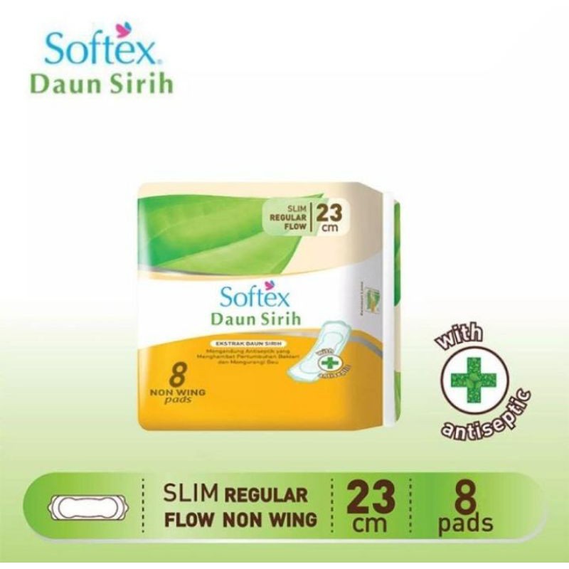 Softex Daun Sirih 23cm Non Wing isi 8 pads