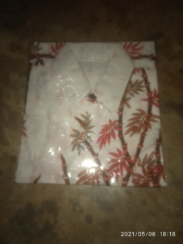 Aska Couple, Batik Couple Keluarga Motif Bambu Putih Terbaru
