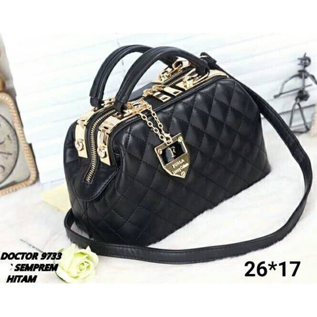 PROMO R9733 Tas Wanita Bag Doctor Ada Garansi Tas Batam Import Murah Handbag