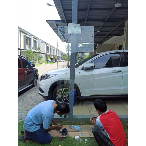 GLass cLip stainLess L 304 Penjepit kaca Tembok TebaL