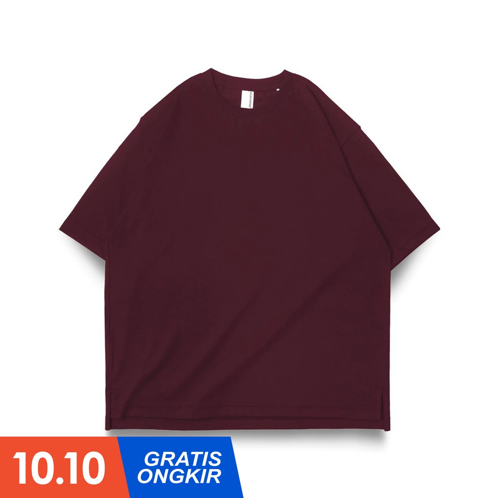 

Human Greatness Midweight T-Shirt Maroon