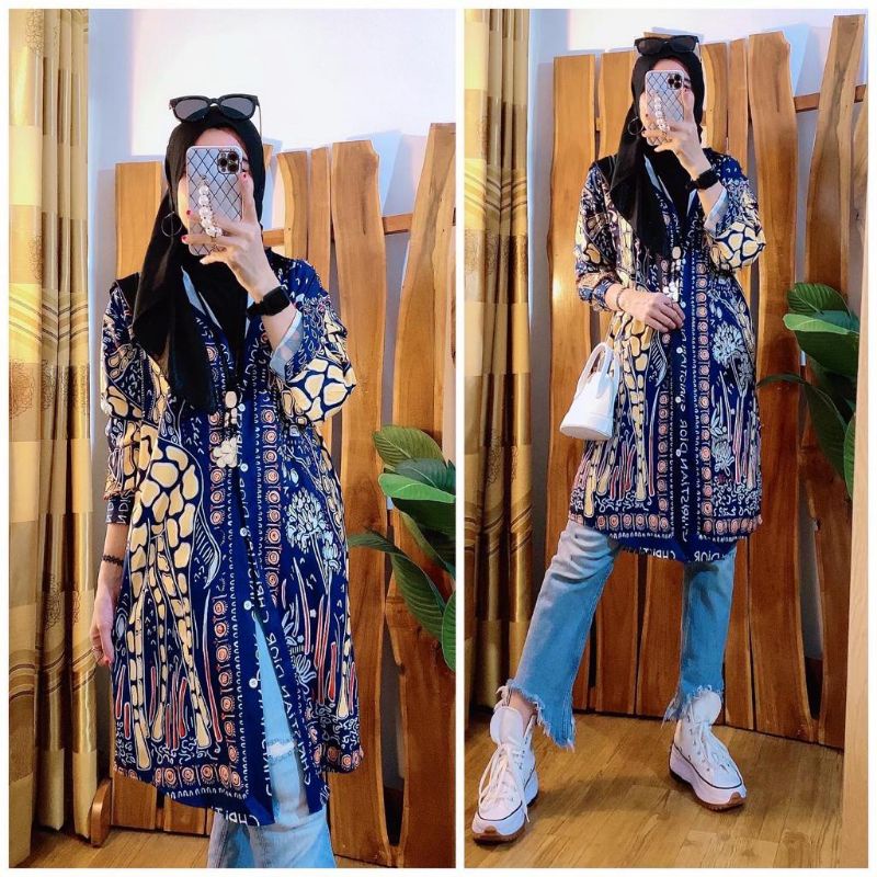Tunik Batik Wanita Dewasa