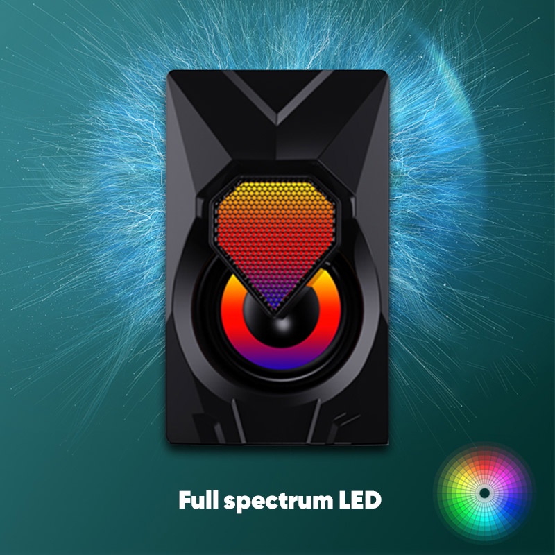 Bepop Speaker Gaming RGB Light Audio Komputer Untuk PC Laptop