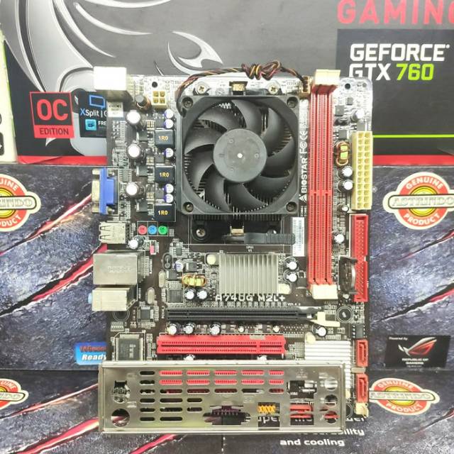 Motherboard AMD Biostar AM2+ Processor Athlon II X2 260 BONUS Fan Processor