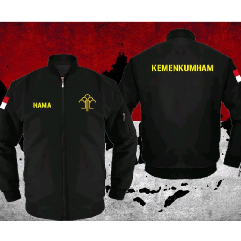 jaket bomber kemenkumham full bordir jaket kemenkumham jaket bomber kumham jaket kumham