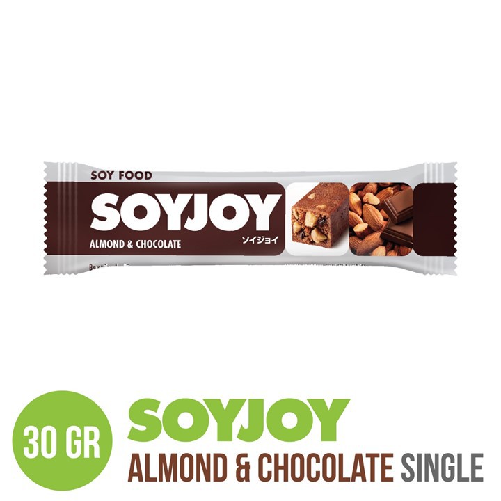 

SOYJOY Snack Bar Kedelai Almond & Chocolate 30gr - Single