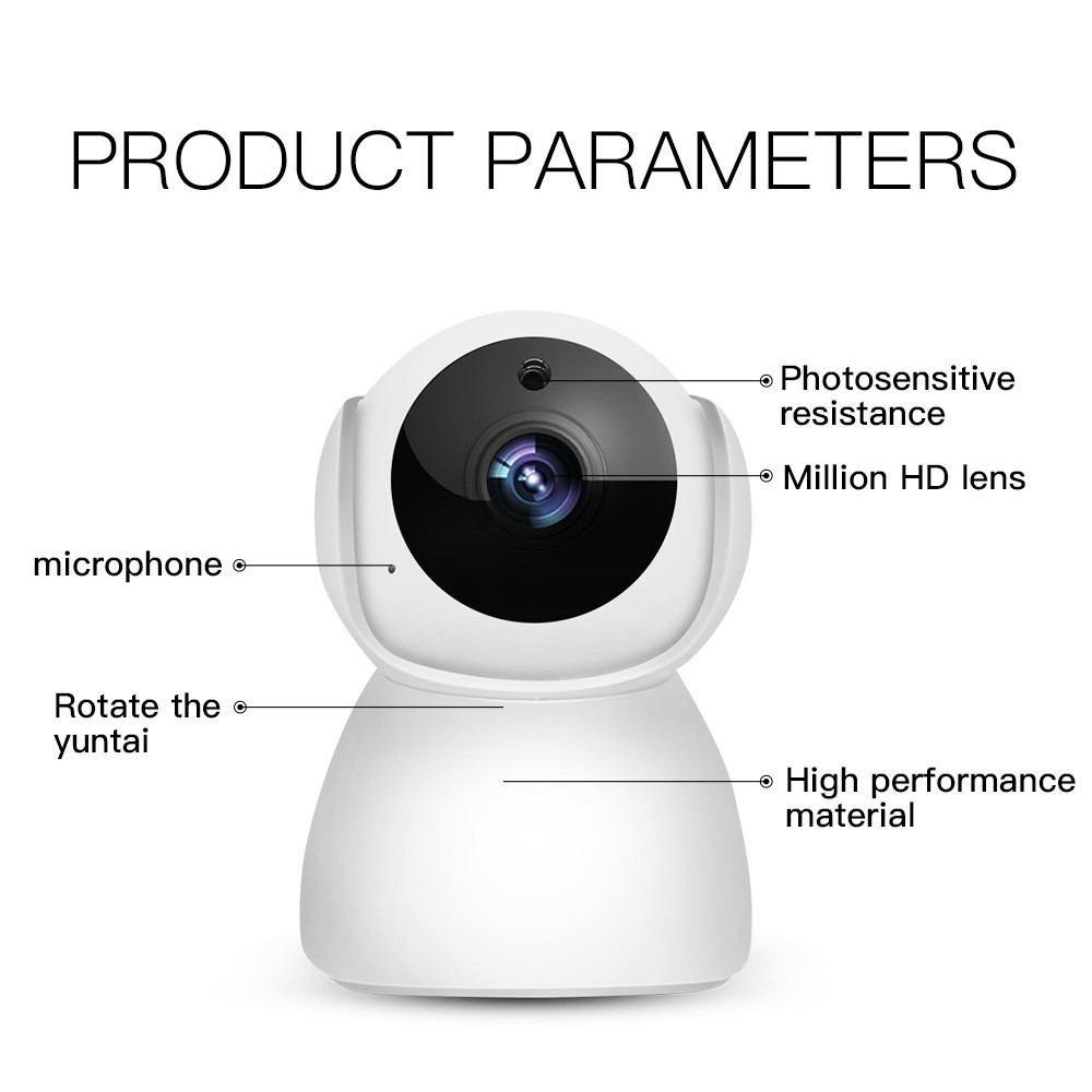 IP Camera Snowman CCTV Mini V380 Pro WIFI Wireless Kamera 2MP HD 1080P