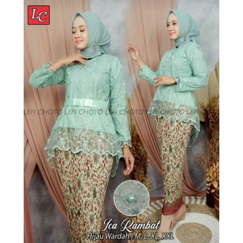 NEW - SET KEBAYA TILLE ICA RAMBAT / KEBAYA WISUDA / KEBAYA TUNANGAN