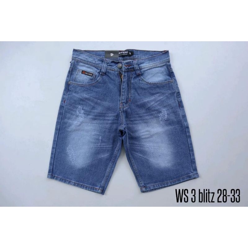 (COD) CELANA PENDEK JEANS SOBEK, POLOS, PREMIUM SUPER GRADE A (JEANS PENDEK)