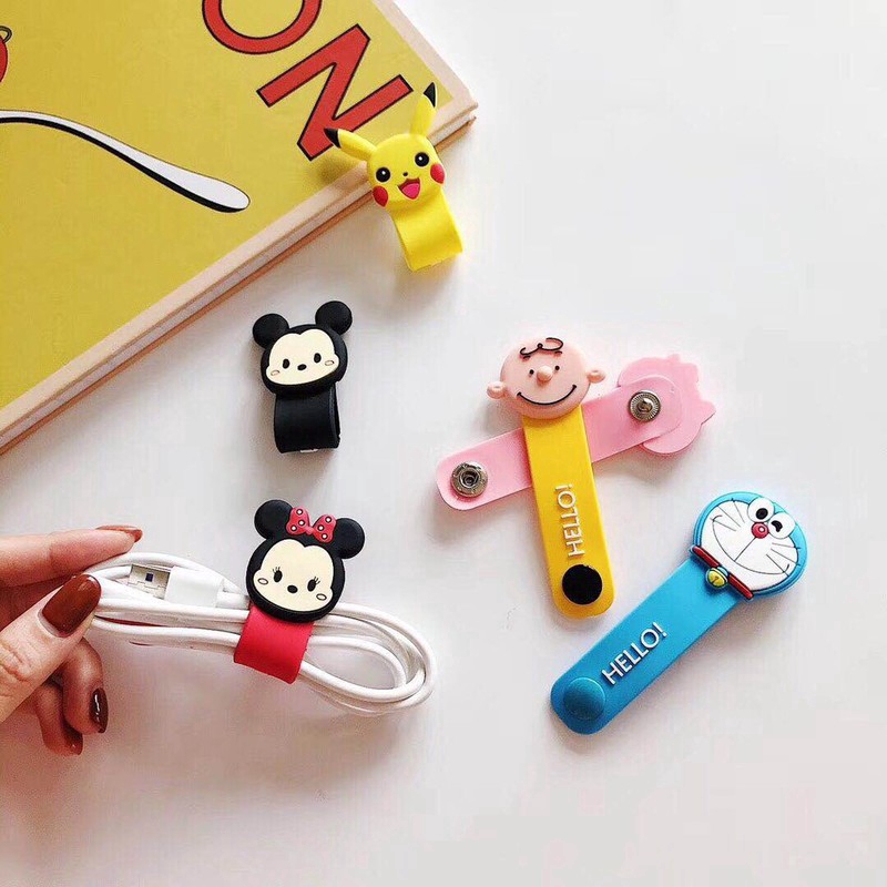 Lucu kartun earphone / kabel data organizer, Kemasan klip kawat jamnya