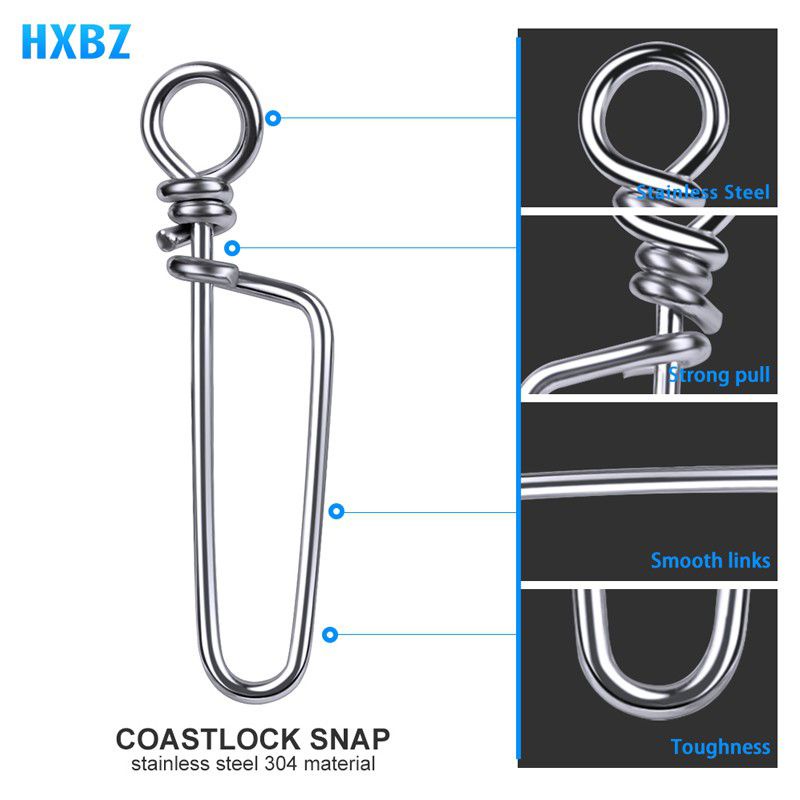 Snap stainless steel model coastlock ( 1 pcs / biji )