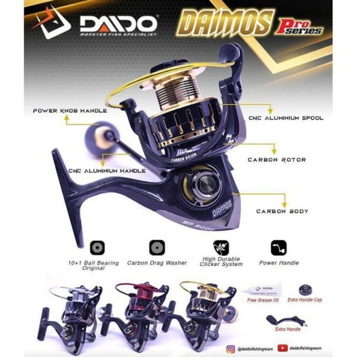 rell power handle daido daimos pro series langka murah laris