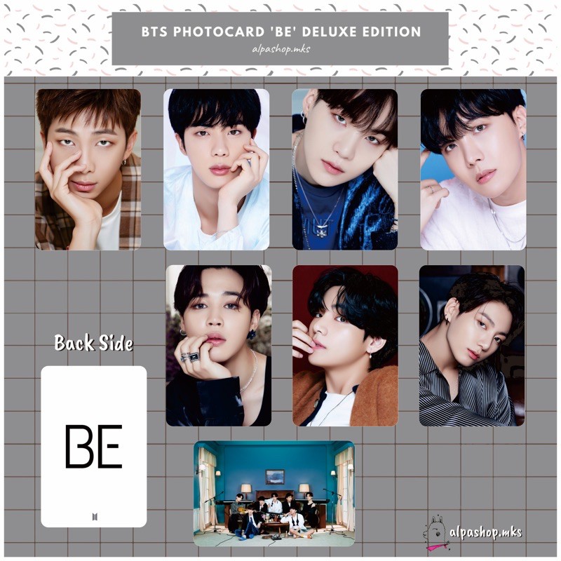 BTS UN0FF PHOTOCARD BE DELUXE EDITION SET