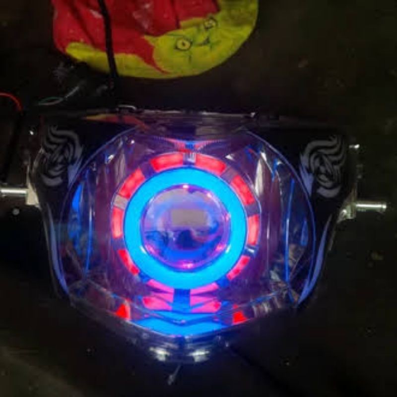 SATU SET PROJIE LED HI LO JUPITER MX 135 OLD