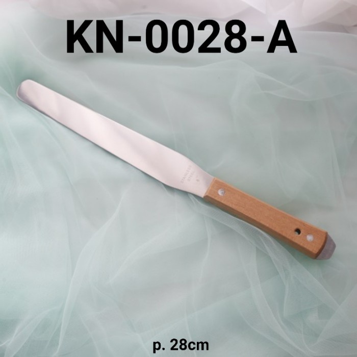 

GR-KN-0028 SPATULA SCRAPPER PISAU POLES BUTTERCREAM KUE CAKE STAINLESS OBRAL DISKON