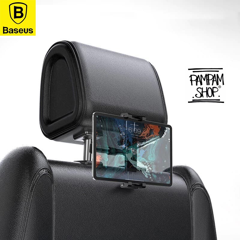 BASEUS ORIGINAL Back Seat Car Mount Vehicle Phone Holder Bracket Hook Gantungan Kursi Belakang Mobil