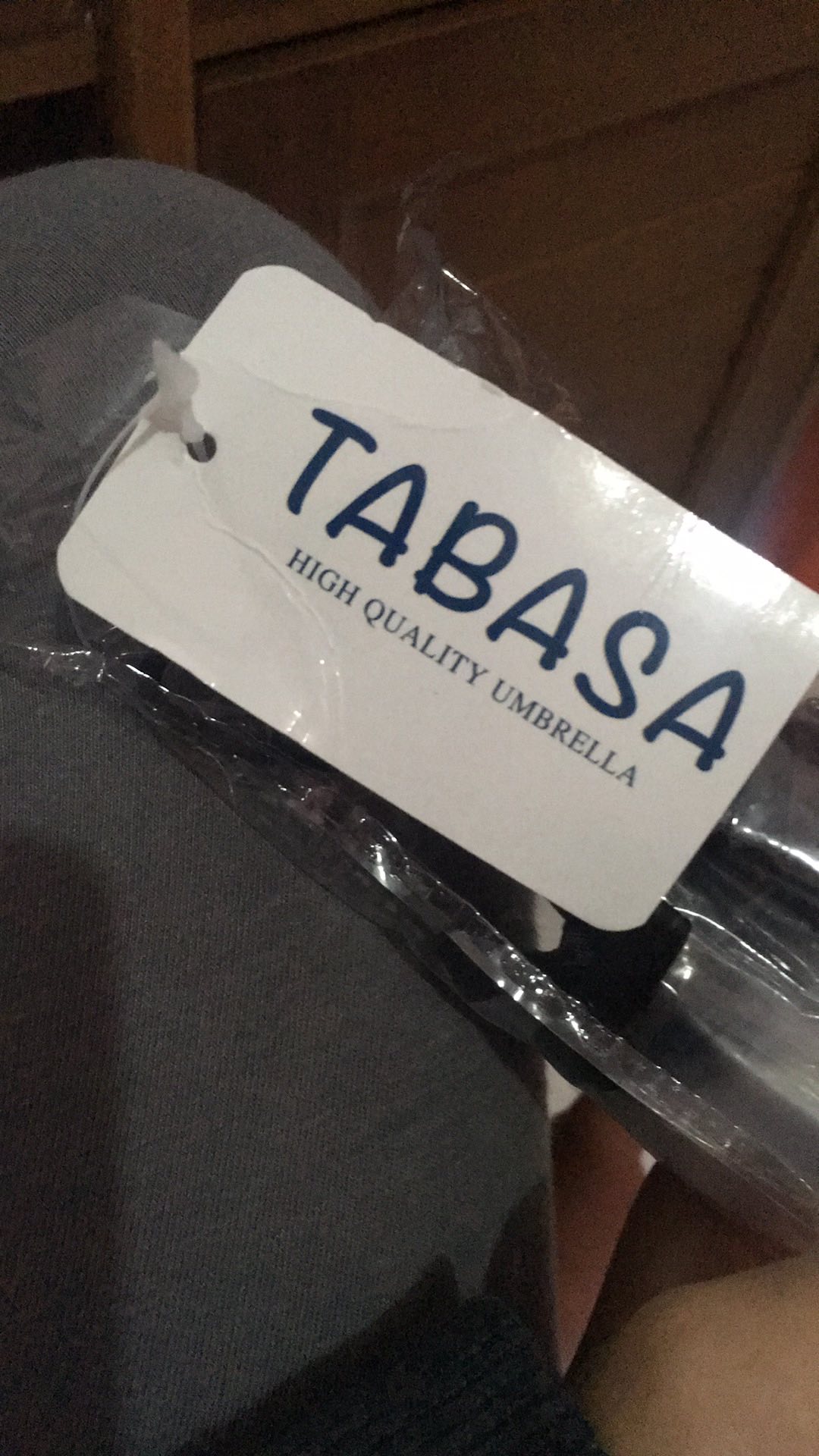 Tabasa Payung Lipat Transparan Bening