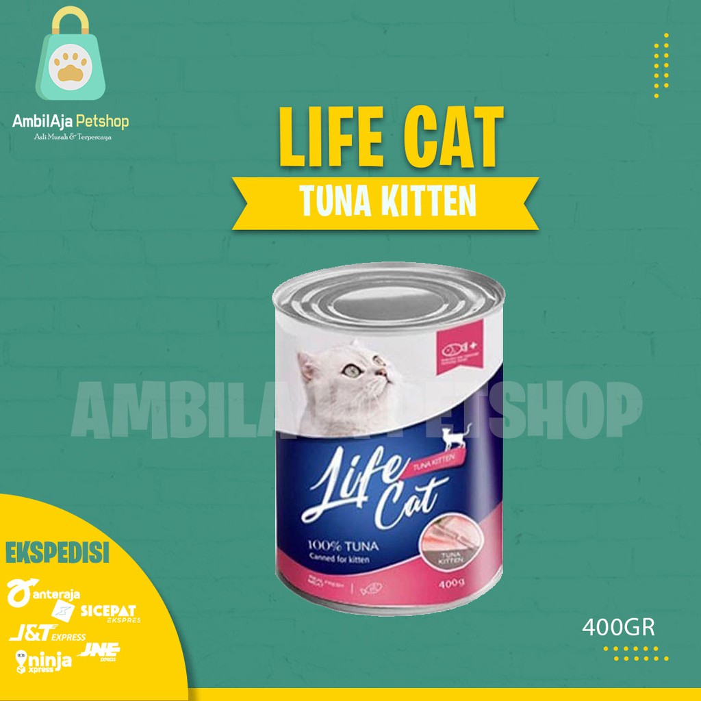 Life Cat kaleng basah 400gr ALL VARIAN