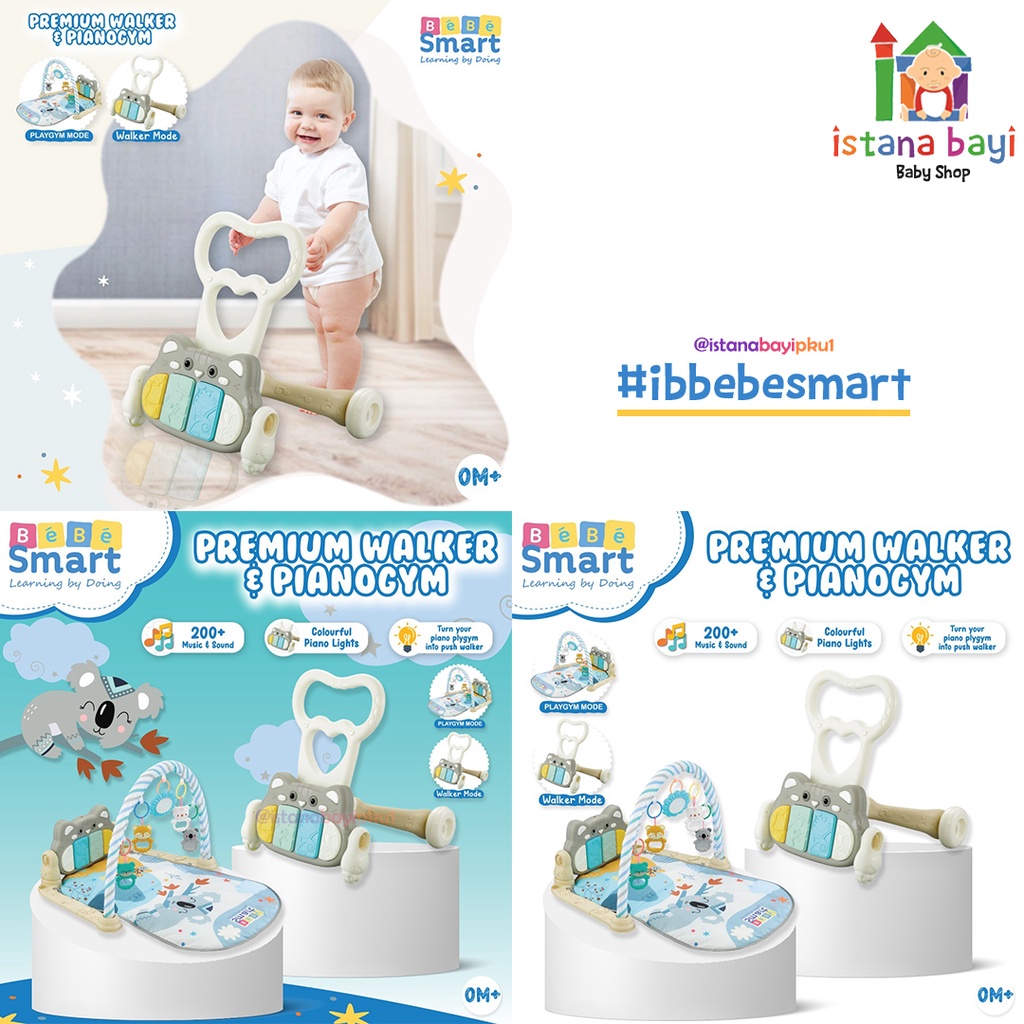 Babe Smart Premium Walker &amp; Pianogym / Dorongan Bayi